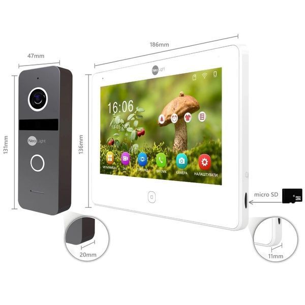 NeoLight NeoKIT IP Pro WF 7 IP-комплект відеодомофона 99-00013996 фото