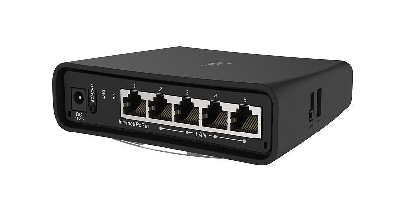 MikroTik RBD52G-5HacD2HnD-TC (hAP ac&sup2;) Двухдиапазонная Wi-Fi точка доступа с 5-портами Ethernet 99-00002330 фото