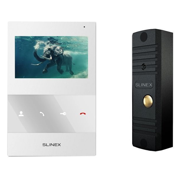 Slinex SQ-04M(White) +&nbsp;ML-16НR(Black) Комплект&nbsp;домофонії 99-00014494 фото