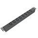 Kingda KD-IEC1008WKPB19A-C14 Блок 19" на 8 роз. С13, 10А, с индикат., без шнура, черный, 1U, Kingda 99-00006962 фото 1