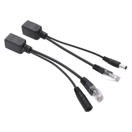 POE 802.3at (30Вт), Black, OEM Q50 Инжектор пассивный (пара) 99-00010510 фото