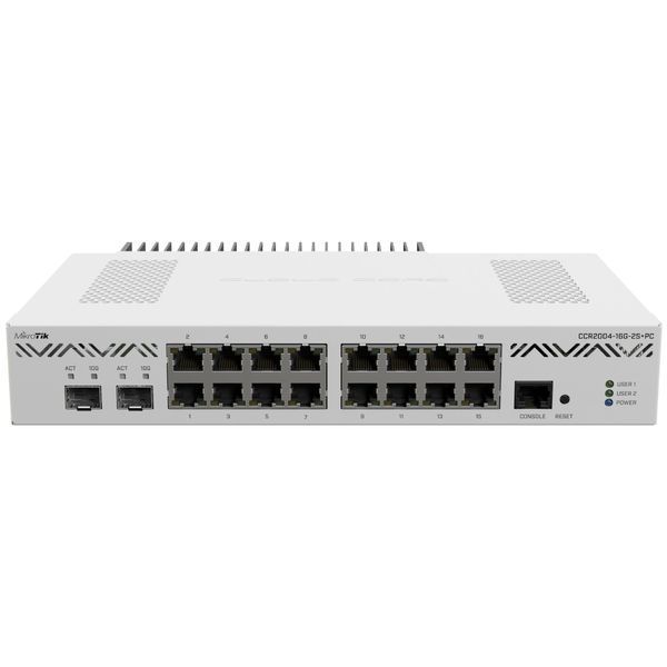 MikroTik CCR2004-16G-2S+PC Маршрутизатор 99-00012407 фото